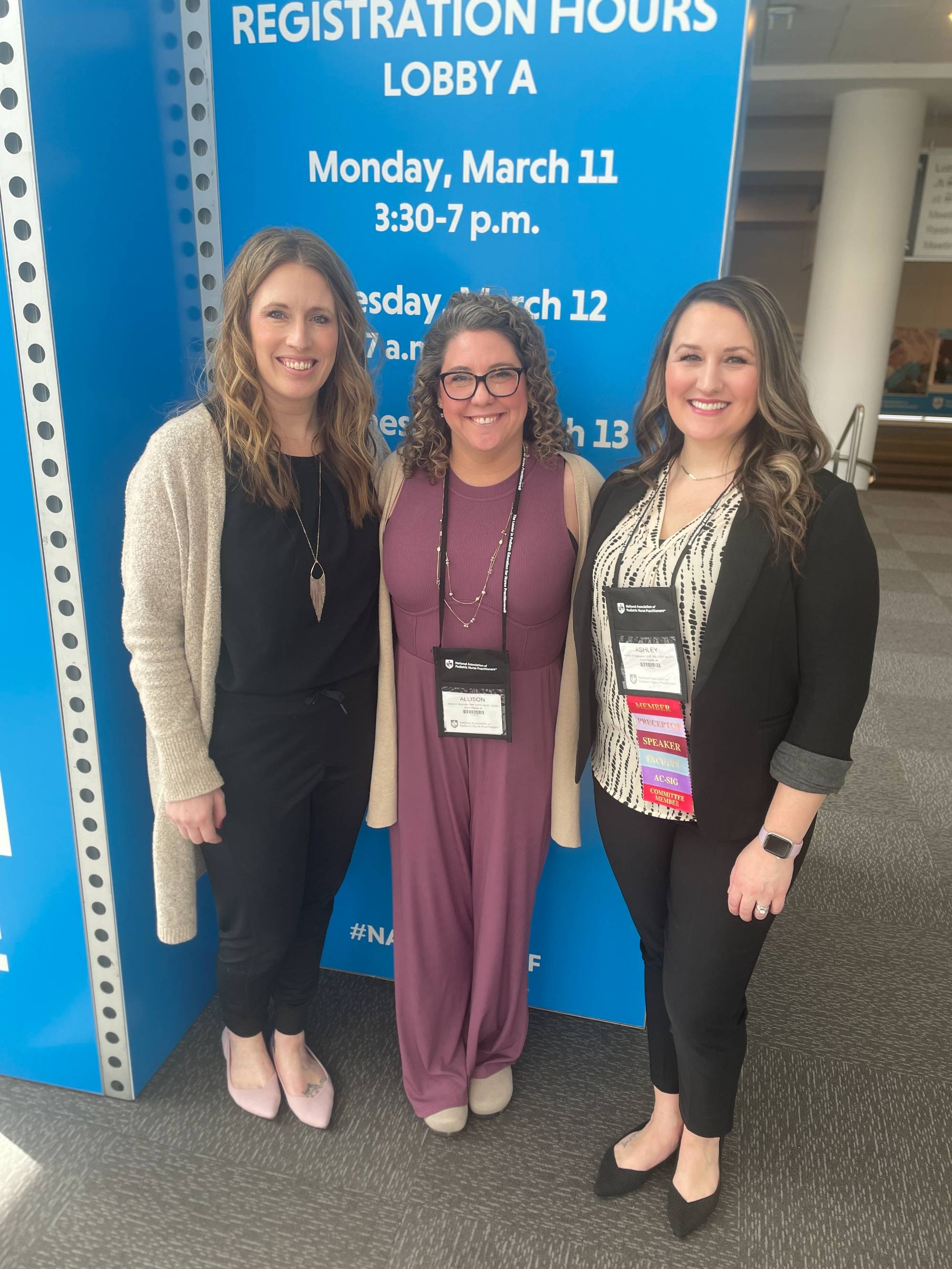 Faculty attending conference